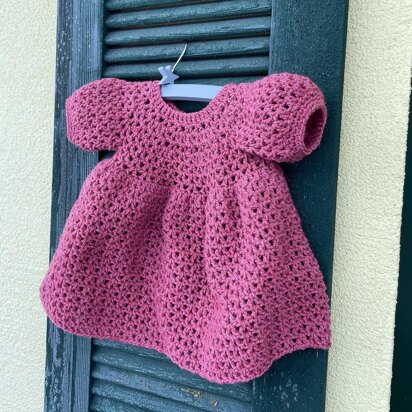 Baby dress Raspberry