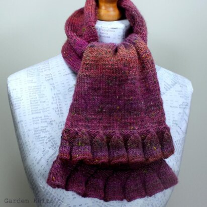 Foxglove Scarf Knitting Pattern