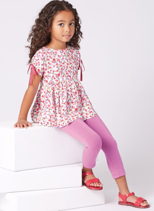 New Look Children's Top and Leggings N6761 - Paper Pattern, Size A (3-4-5-6-7-8)