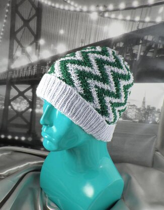 Zig Zag Stripe Beanie