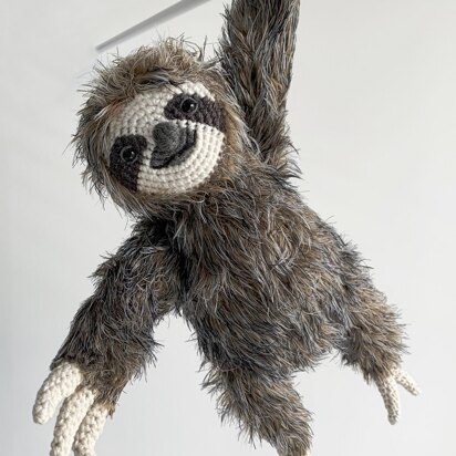 Hanging Crocheted Sloth