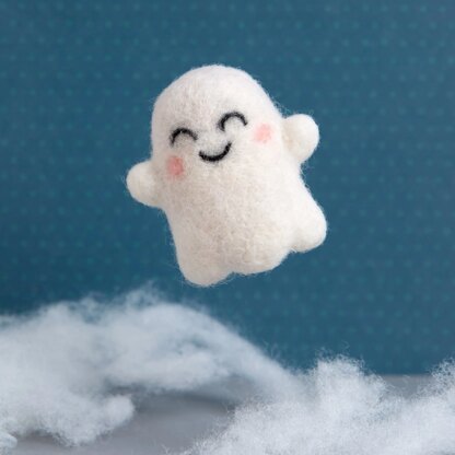 Hawthorn Handmade Happy Ghost Mini Needle Felting Kit