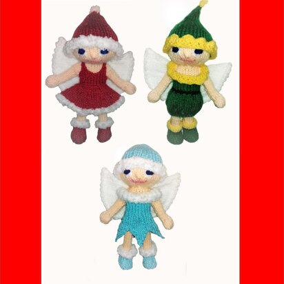 Christmas fairy with santa, elf, ice fairy costumes
