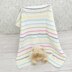 525- Rainbow Stripe Blanket Knitting Pattern -525