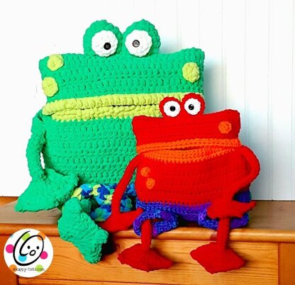 Pack & PJ froggy friends