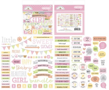 Doodlebug Odds & Ends Chit Chat Die-Cuts - Bundle Of Joy