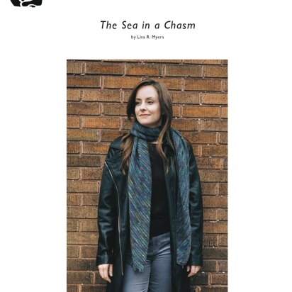 The Sea in the Chasm Scarf in Manos del Uruguay Cabrito & Alegria - F117 - Downloadable PDF