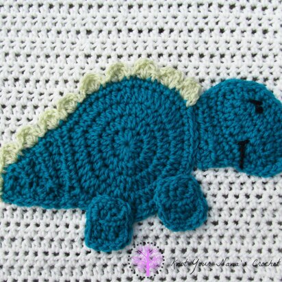 Stegosaurus Applique