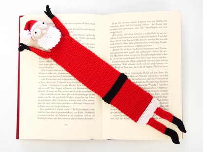Santa Claus Bookmark Pattern