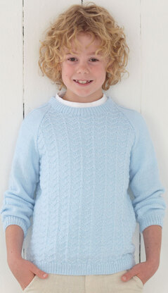 Sweater and Blanket in Sirdar Snuggly 4 Ply 50g - 4439 - Downloadable PDF