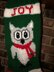 Owl Christmas Stocking