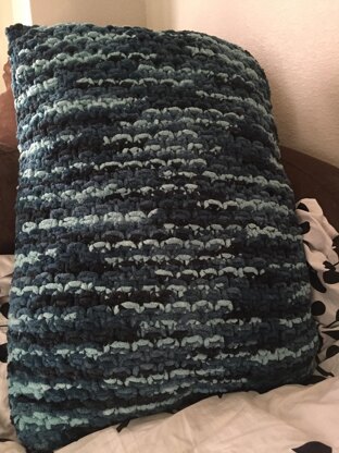 Old Growth Moss Stitch Throw Pillow