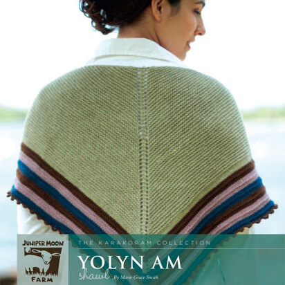 Yolyn Am Shawl in Juniper Moon Farm Tenzing