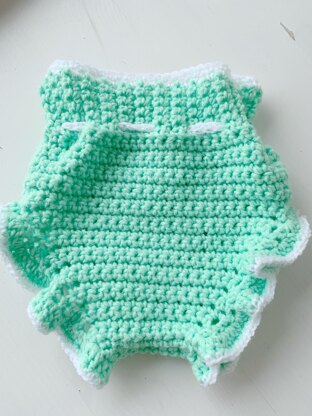 Cardigan and Diaper Cover Set
