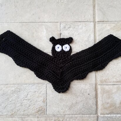 Crochet Halloween Bat applique