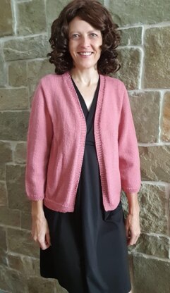 Adele - ladies 8ply classic cardigan