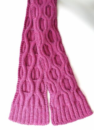 Chunky Cable Scarf