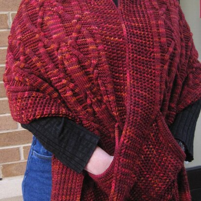 Warm Dundalk Pocket Shawl