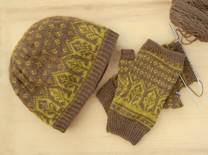 Psithurism hat and mitts