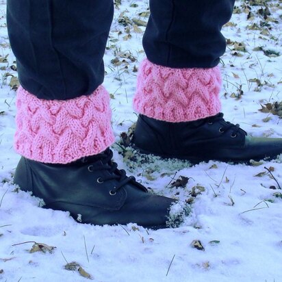 Strawberry Fluff Boot Cuffs