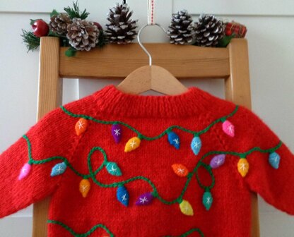 Christmas Lights Cardigan