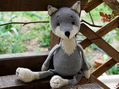 Fox or Wolf Toy - Knitting Pattern