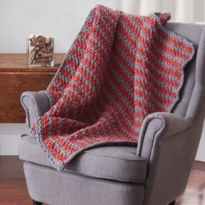 Sawtooth Afghan in Bernat Blanket