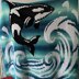 Orca Opus | Whale Overlay Mosaic Crochet Blanket