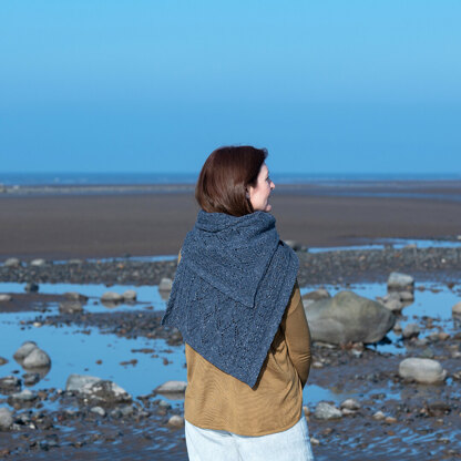 Wetlands Wrap in The Fibre Co. Arranmore Light - Downloadable PDF