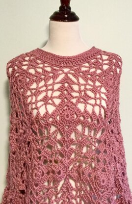 Convertible Lace Poncho Cape