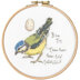 Bothy Threads Little Blue Tit Cross Stitch Kit - 12cm circle