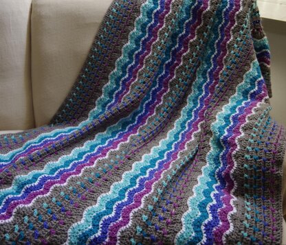 Whispering Waves Afghan