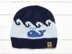 Whale + Wave Hat Toque Beanie