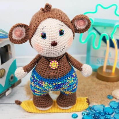 Free Crochet Monkey Pattern - Cuddly Stitches Craft