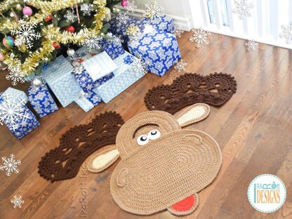 Eh Moose Animal Rug