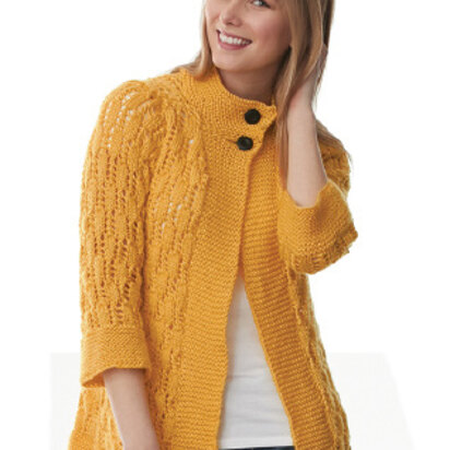 Comfy Cardi in Caron Simply Soft - Downloadable PDF
