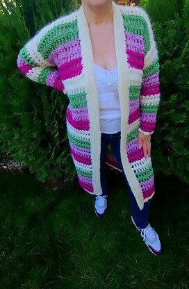 Crochet Multicolor cardigan
