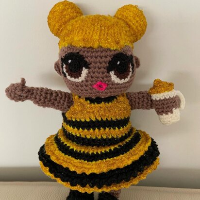 LOL (inspired) Doll Queen Bee Clothes