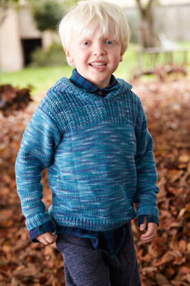 Child’s Pullover with Hood in Schachenmayr Merino Extrafine 120 - S9051 ...