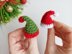 Mini Christmas Hat, Santa hat ornament