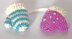 Christmas Glamour Beaded Mini Mittens Decoration