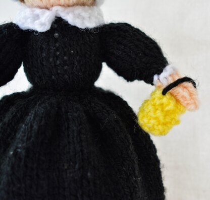 Florence Nightingale Doll Knitting Pattern - Toy Knitting Pattern