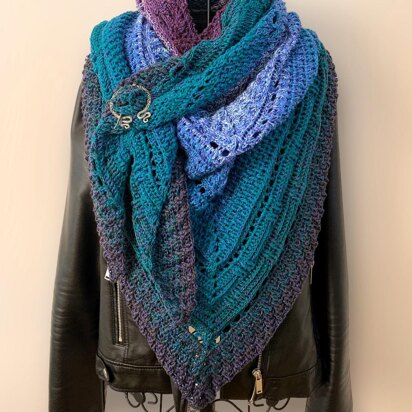 Triangular Scarf "Nyx"