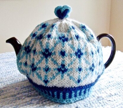 Midnight Snowfall Tea Cozy