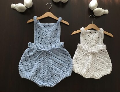 Melody Granny Romper Diaper Cover N 676