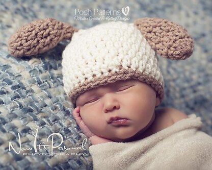 Puppy Dog Crochet Hat Pattern 297