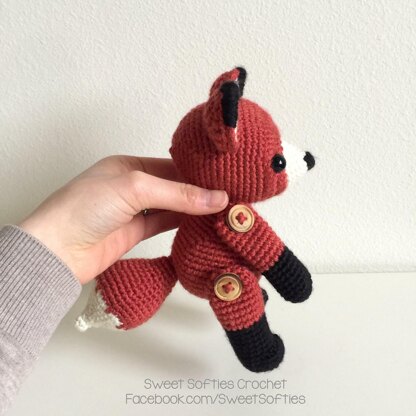 Fletcher the Fox Amigurumi, a Woodland Forest Pal