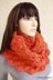 Chunky Infinity Orange Scarf