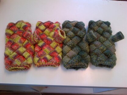 Everweave Entrelac Handwarmers