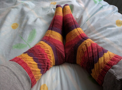 Sunset Fruit Gum Socks